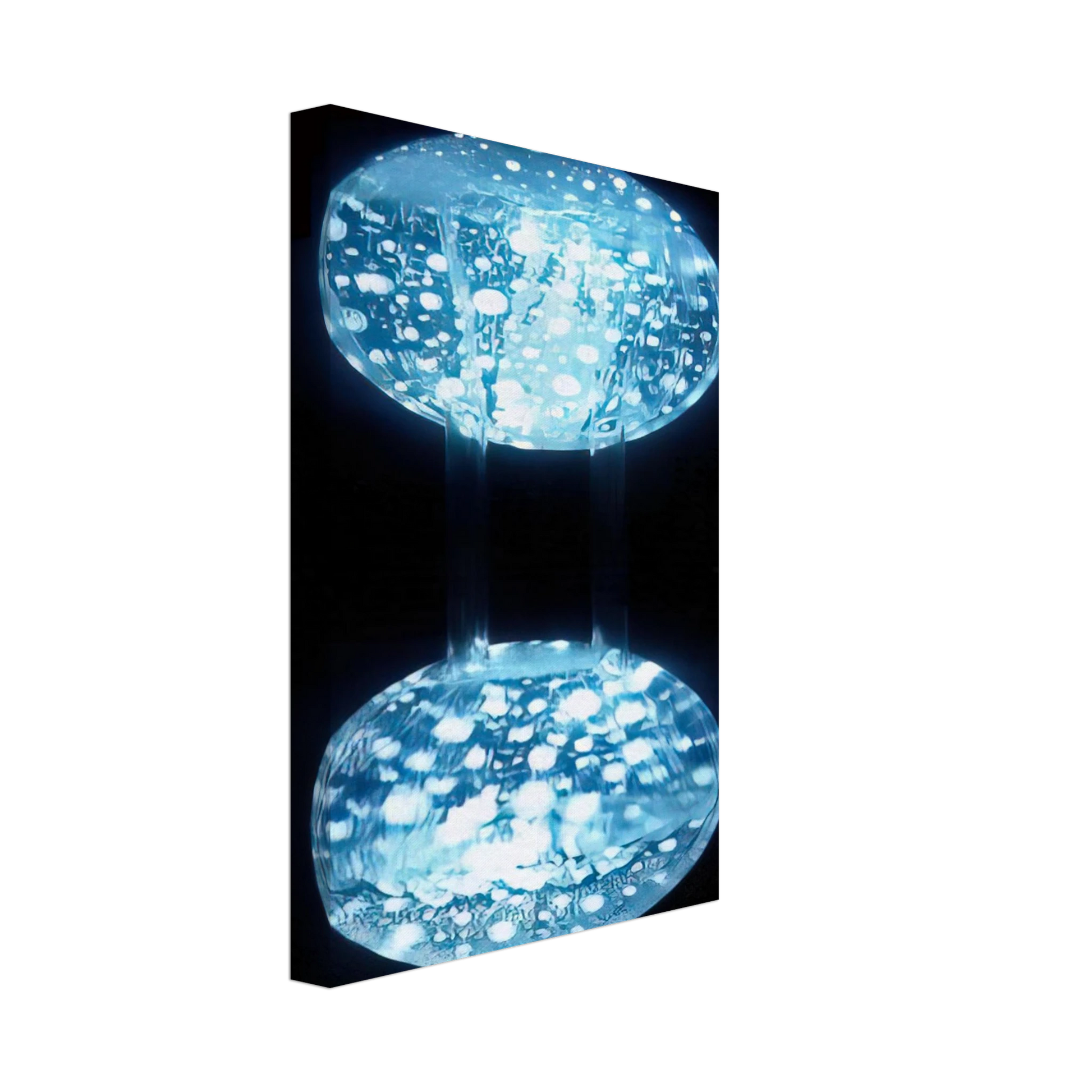 Gyula Kosice - Relieve Agua Comunicante - Kinetic Art Canvas - 70x100 cm / 28x40 inches-canvas