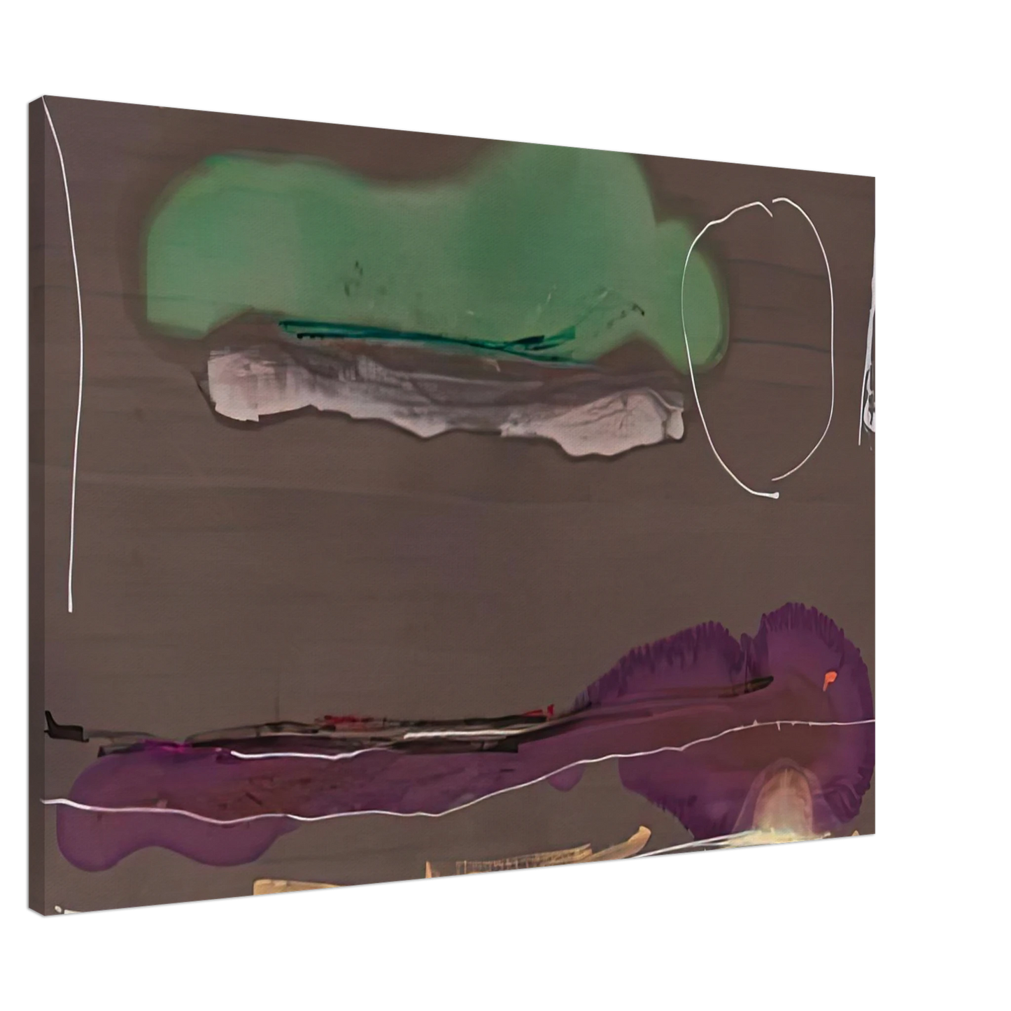 Helen Frankenthaler - Madrid, 1984- Canvas - 20x30 cm / 8x12 inches-canvas