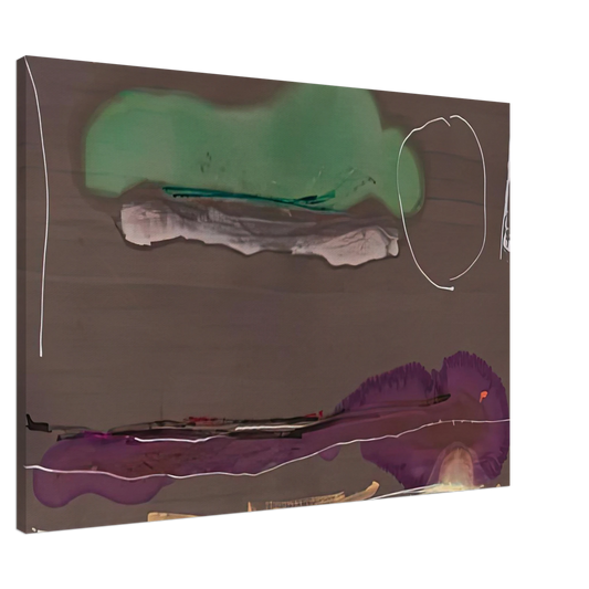 Helen Frankenthaler - Madrid, 1984- Canvas - 20x30 cm / 8x12 inches-canvas