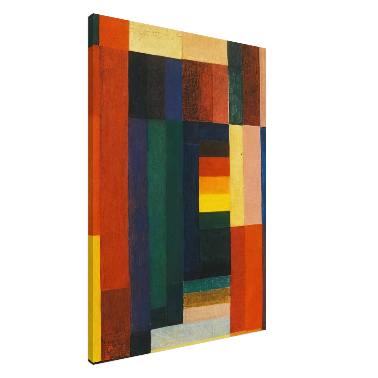 Johannes Itten - Horizontal Vertical - 1915 Canvas - 20x30 cm / 8x12 inches-canvas