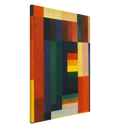 Johannes Itten - Horizontal Vertical - 1915 Canvas - 20x30 cm / 8x12 inches-canvas