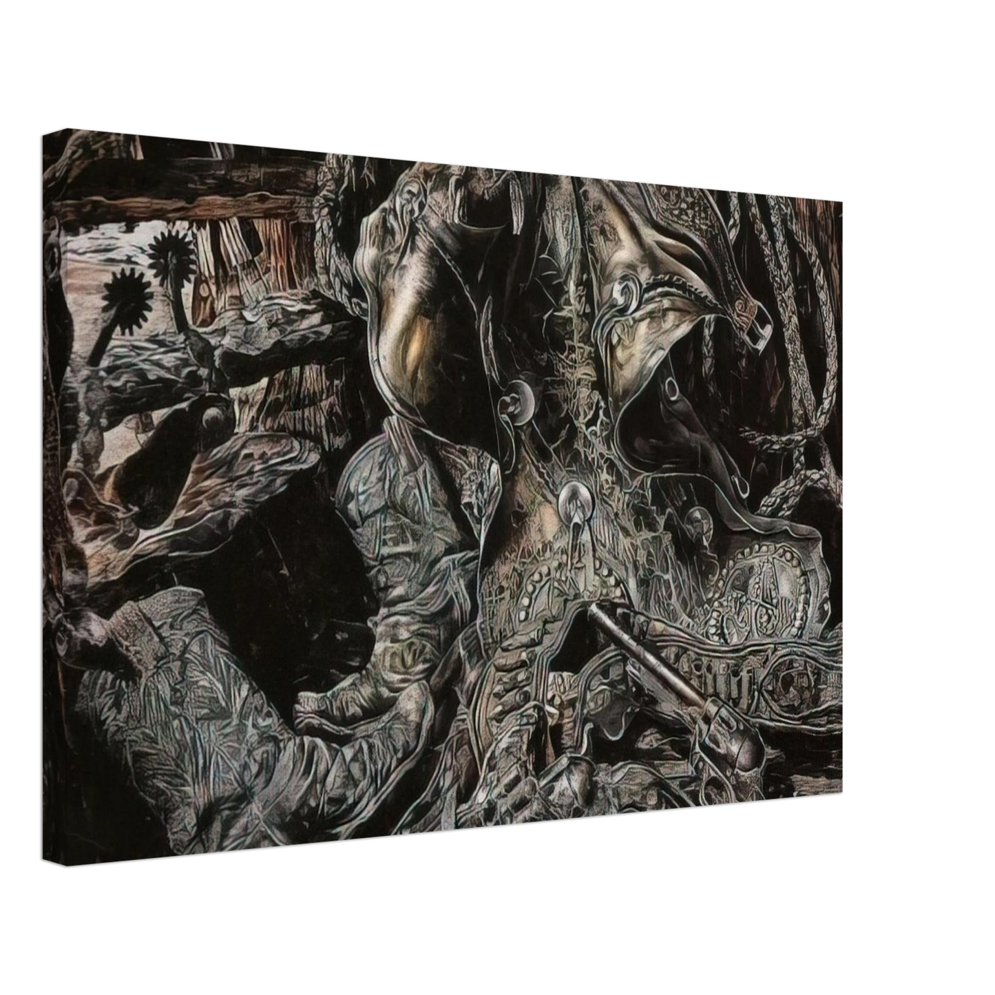 Ivan Albright - NONAME 8 Canvas - 40x60 cm / 16x24 inches-canvas