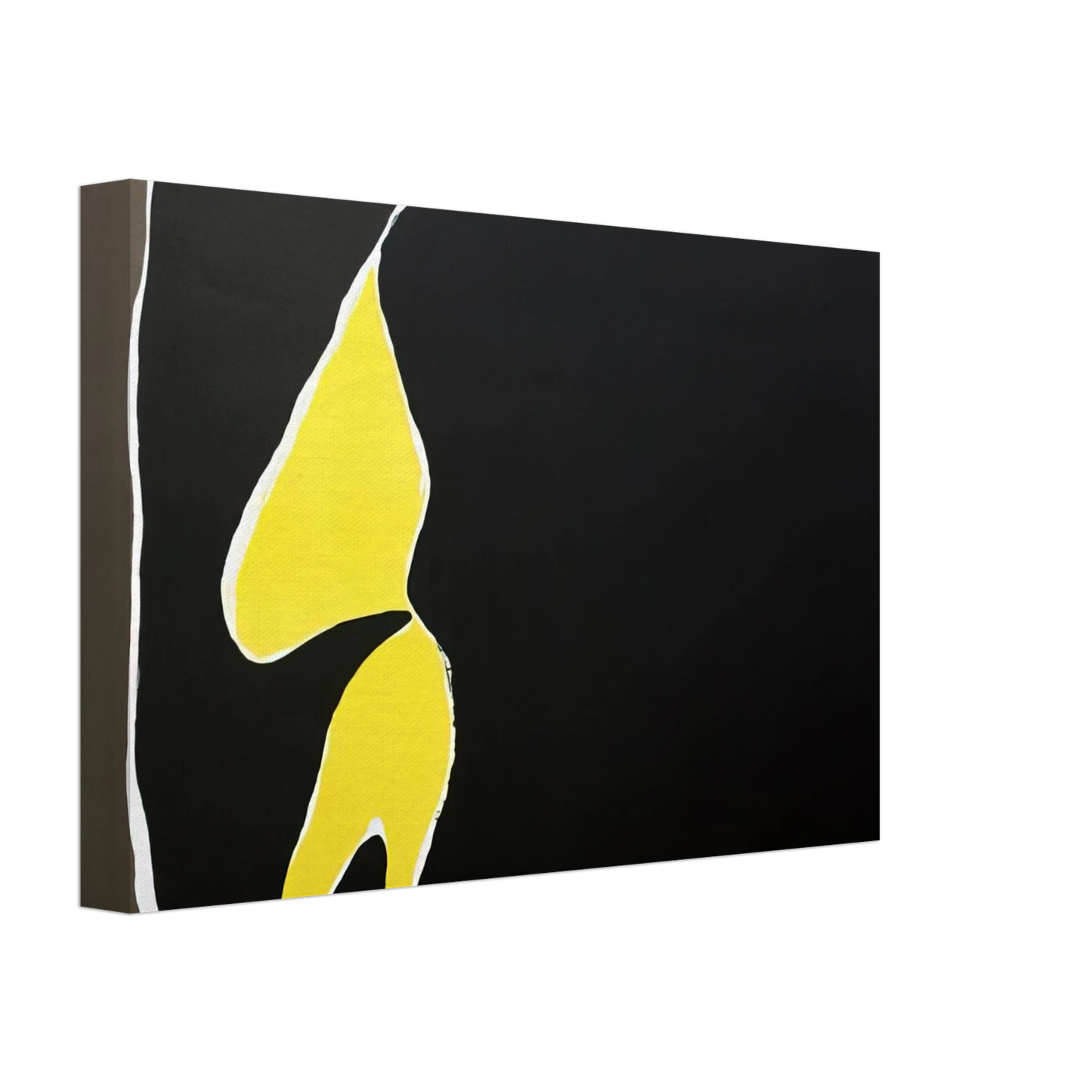 Adja Yunkers - Hommage to the First Monk Immolating Himself in Saigon - 1966 Canvas - 40x60 cm / 16x24 inches-canvas