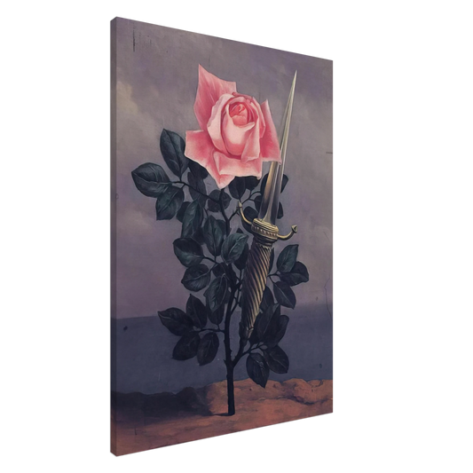 Rene Magritte - THE BLOW TO THE HEART 1952 Canvas - 20x30 cm / 8x12 inches-canvas