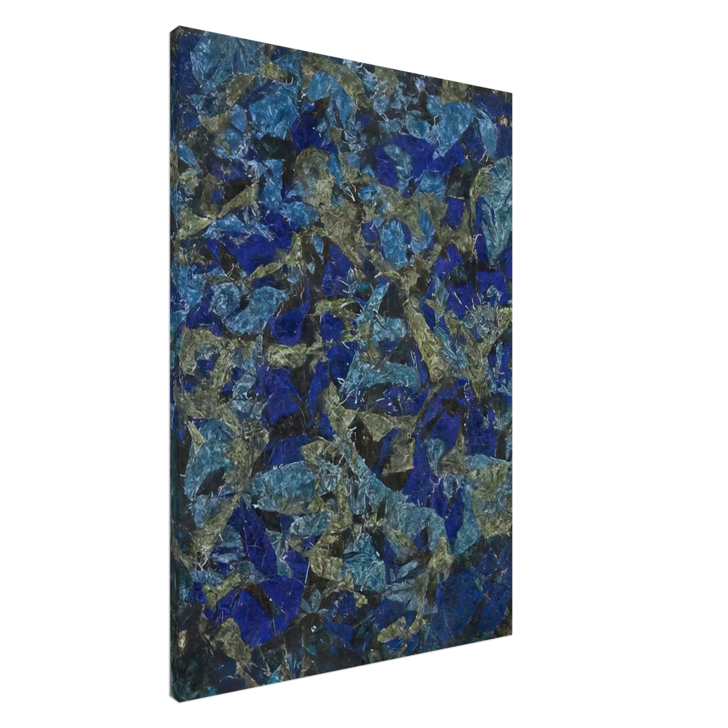 Simon Hantai - Peinture - 1963 Canvas - 20x30 cm / 8x12 inches-canvas