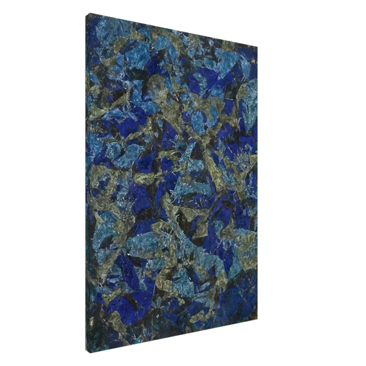 Simon Hantai - Peinture - 1963 Canvas - 20x30 cm / 8x12 inches-canvas