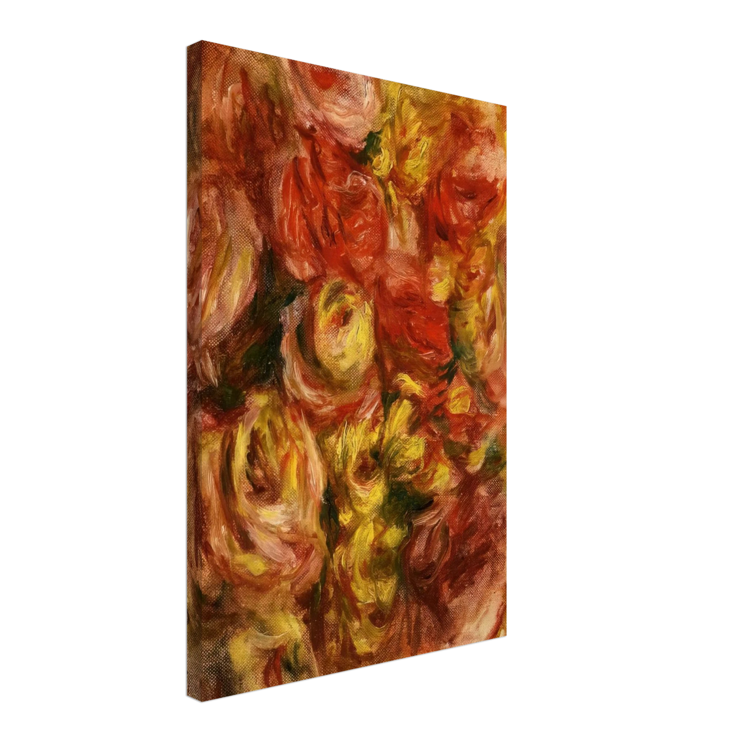 Pierre-Auguste Renoir - Study of Flowers Canvas - 70x100 cm / 28x40 inches-canvas