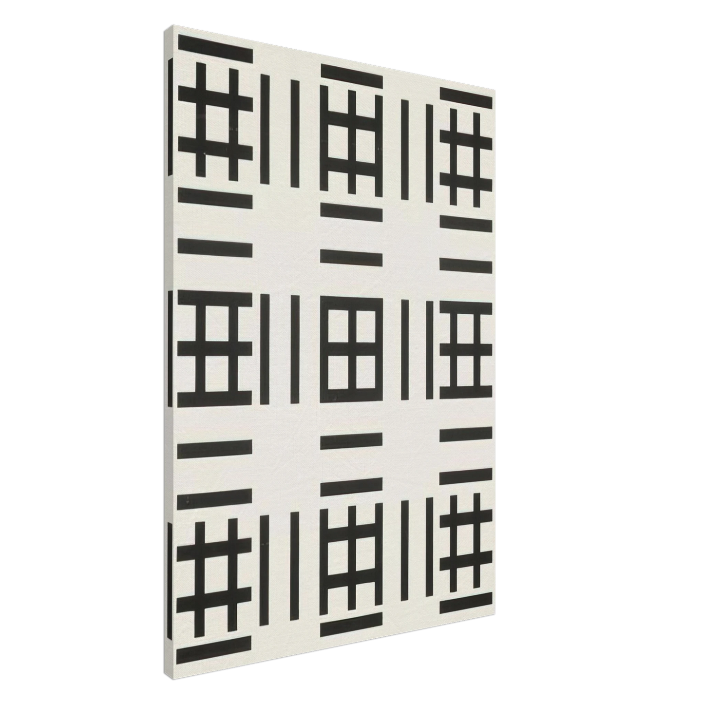 Francois Morellet - Serigraphie unique au monde - 1970 Canvas - 20x30 cm / 8x12 inches-canvas