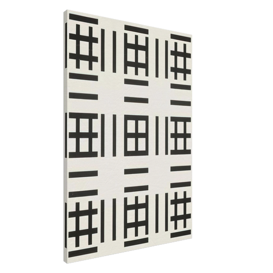 Francois Morellet - Serigraphie unique au monde - 1970 Canvas - 20x30 cm / 8x12 inches-canvas