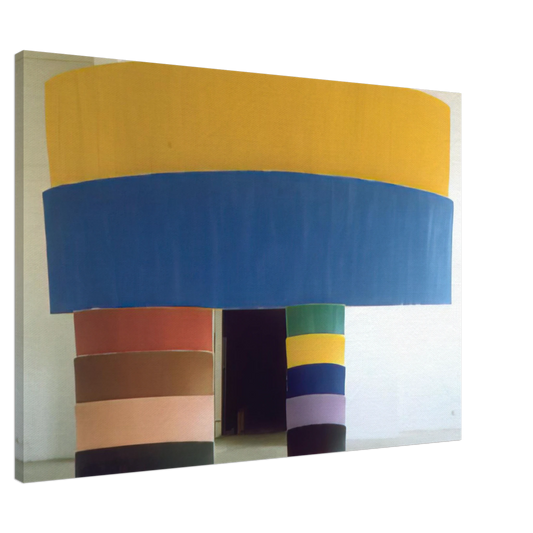 Ron Gorchov - Entrance - 1972 Canvas - 20x30 cm / 8x12 inches-canvas