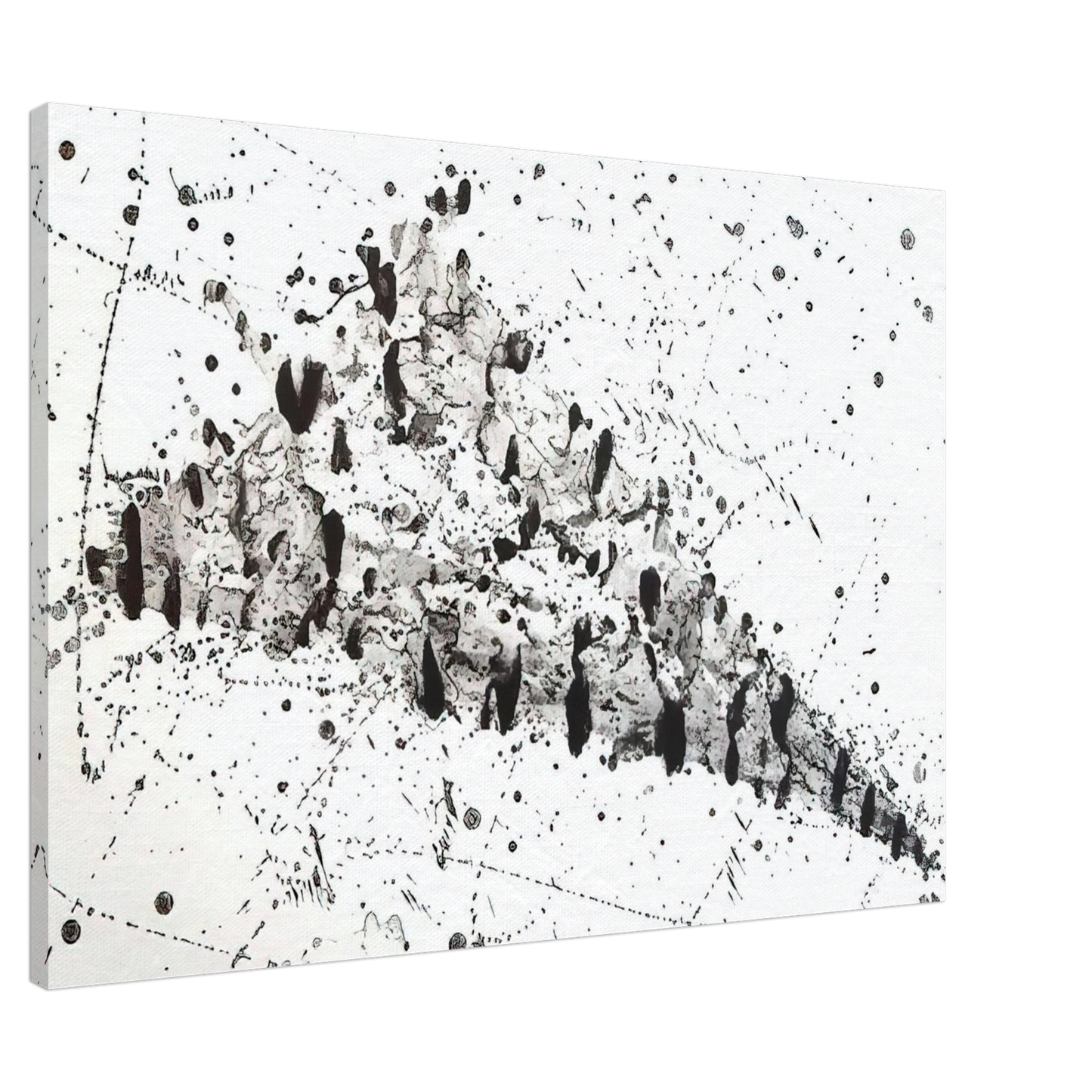 Sam Francis - Untitled  .213 SF240  Canvas - 20x30 cm / 8x12 inches-canvas