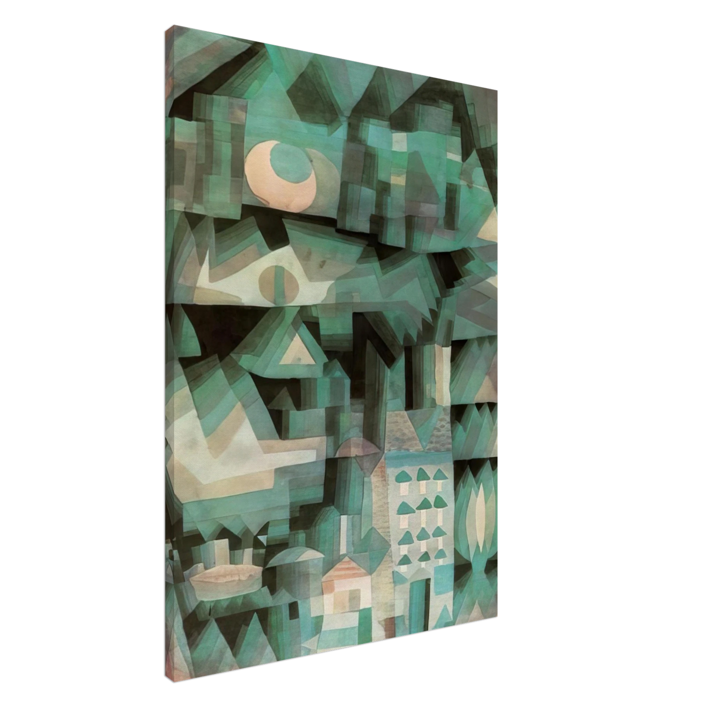 Paul Klee - DREAM CITY 1921 Canvas - 20x30 cm / 8x12 inches-canvas