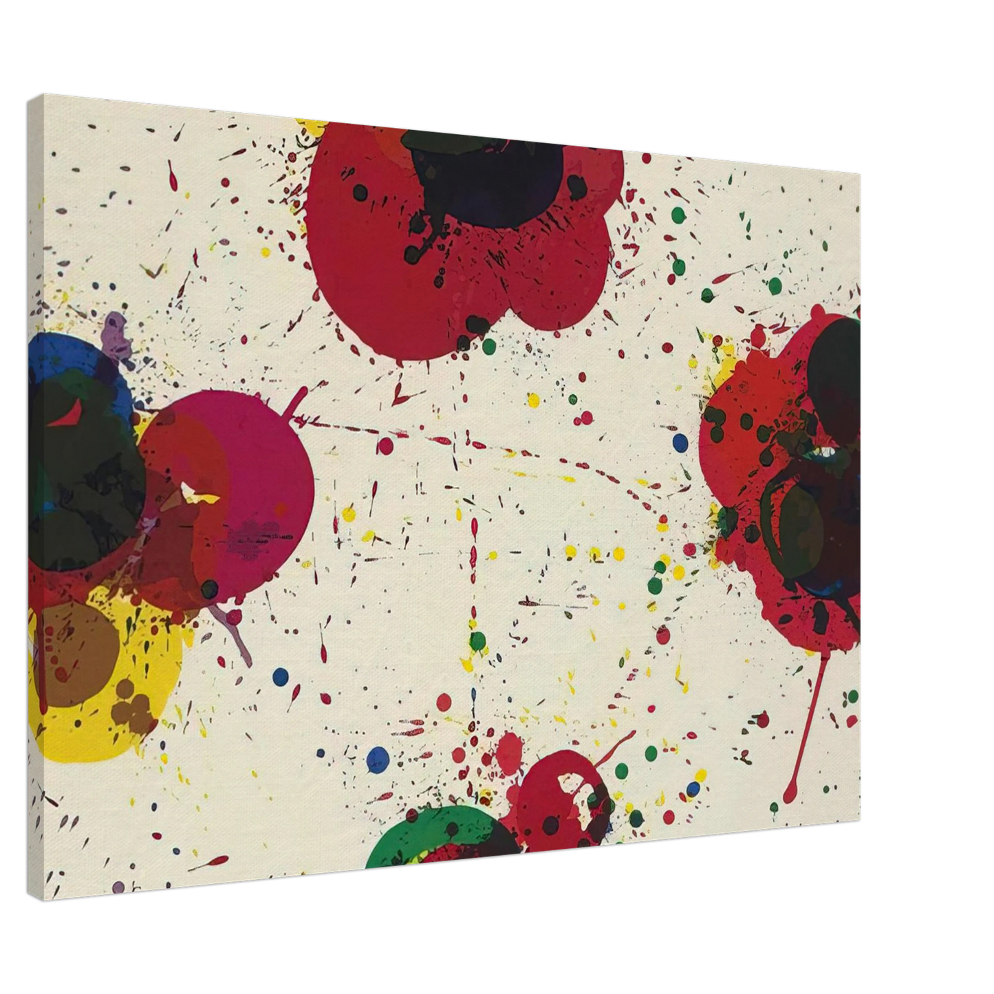 Sam Francis - Red Again Canvas - 20x30 cm / 8x12 inches-canvas