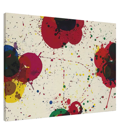 Sam Francis - Red Again Canvas - 20x30 cm / 8x12 inches-canvas