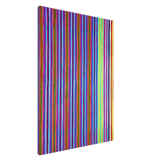 Gene Davis - Gothic Jab - 1968 Canvas - 20x30 cm / 8x12 inches-canvas