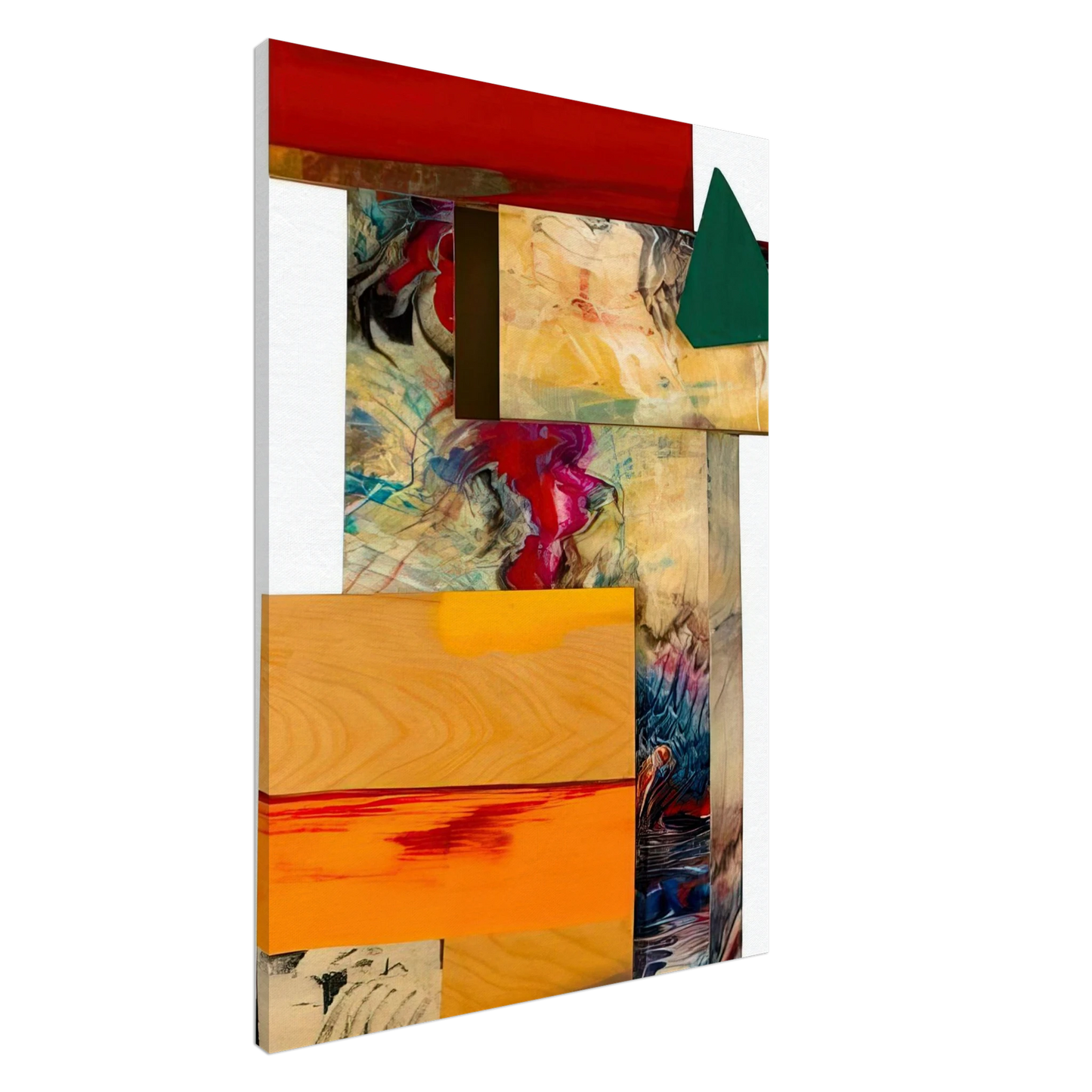 Sam Gilliam - Rubiyat Canvas - 20x30 cm / 8x12 inches-canvas