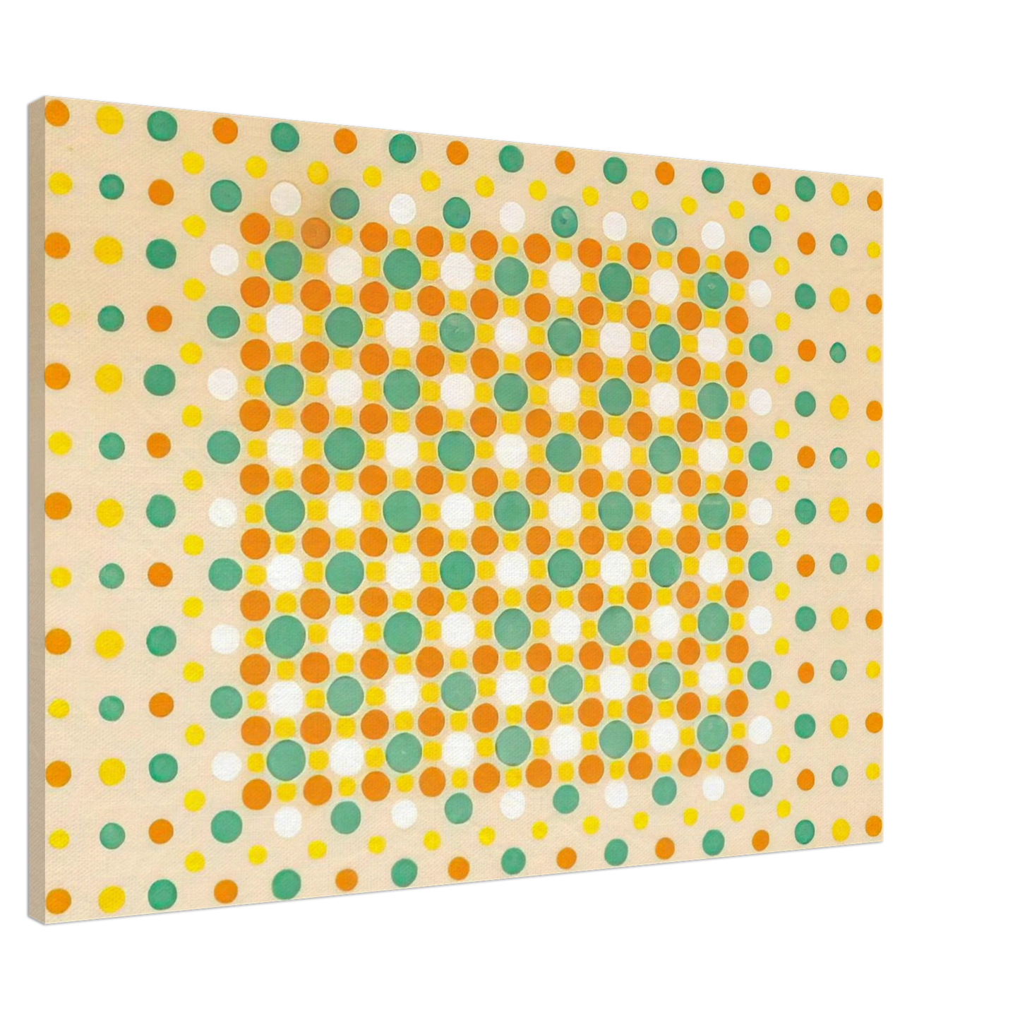 Thomas Downing - Quilt - 1963 Canvas - 20x30 cm / 8x12 inches-canvas