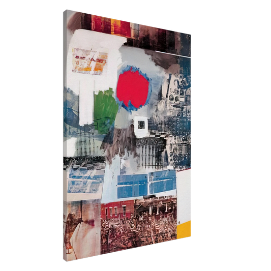 Robert Rauschenberg - ARCHIVE 1963 Canvas - 20x30 cm / 8x12 inches-canvas