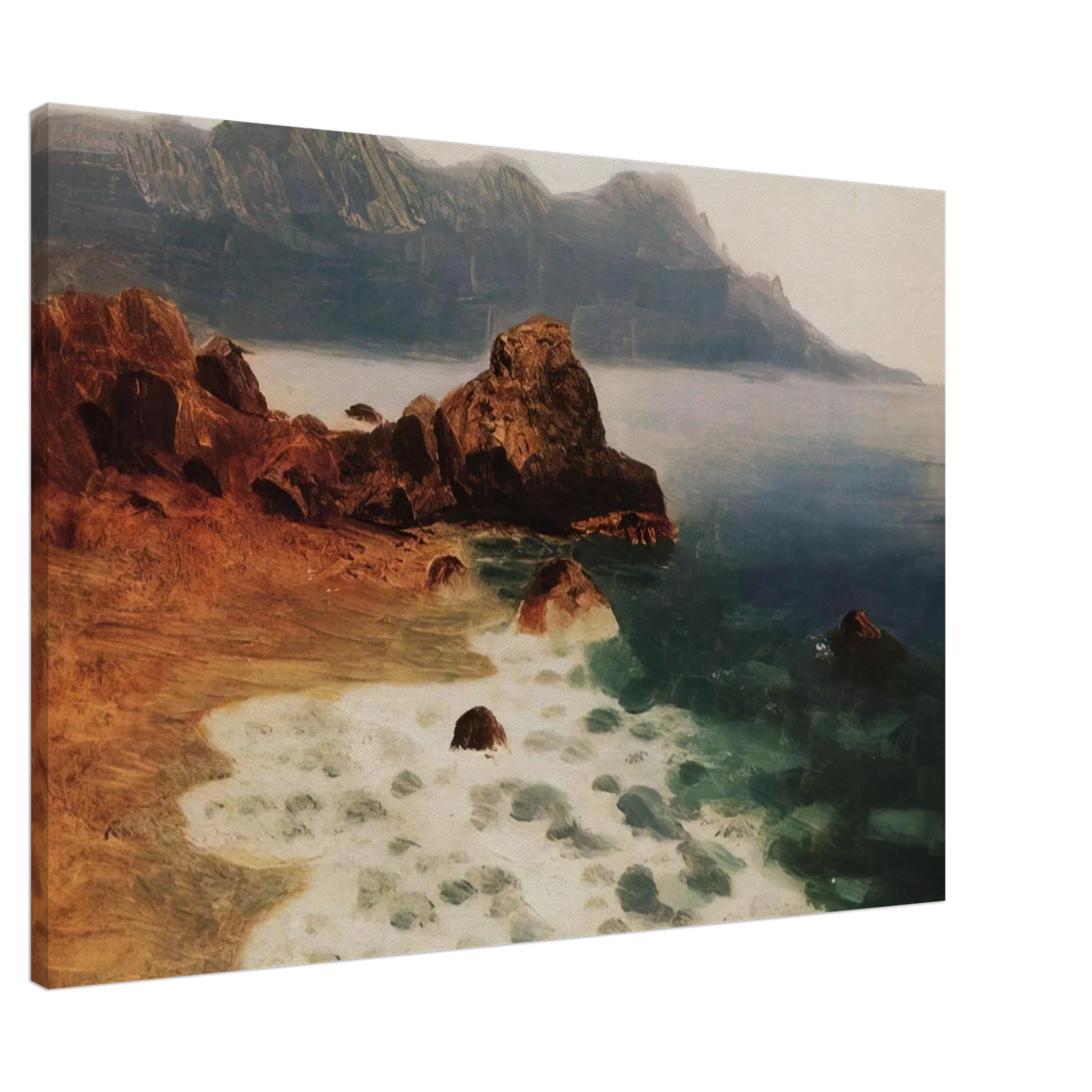 Arkhyp Kuindzhi - Seashore Canvas - 20x30 cm / 8x12 inches-canvas