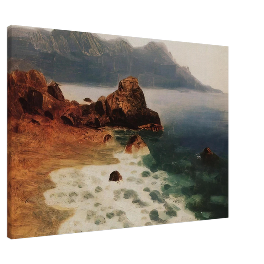 Arkhyp Kuindzhi - Seashore Canvas - 20x30 cm / 8x12 inches-canvas