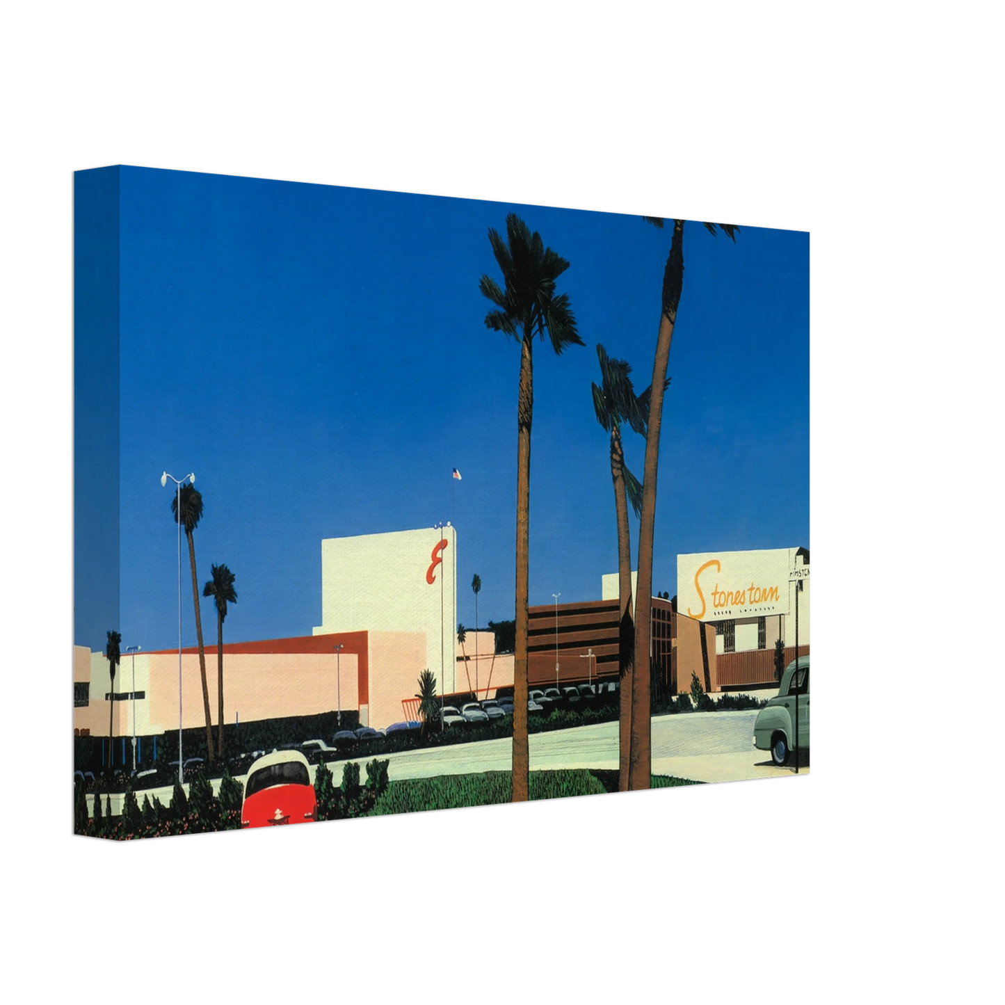 Hiroshi Nagai - In the beginning Stonestown Canvas - 70x100 cm / 28x40 inches-canvas