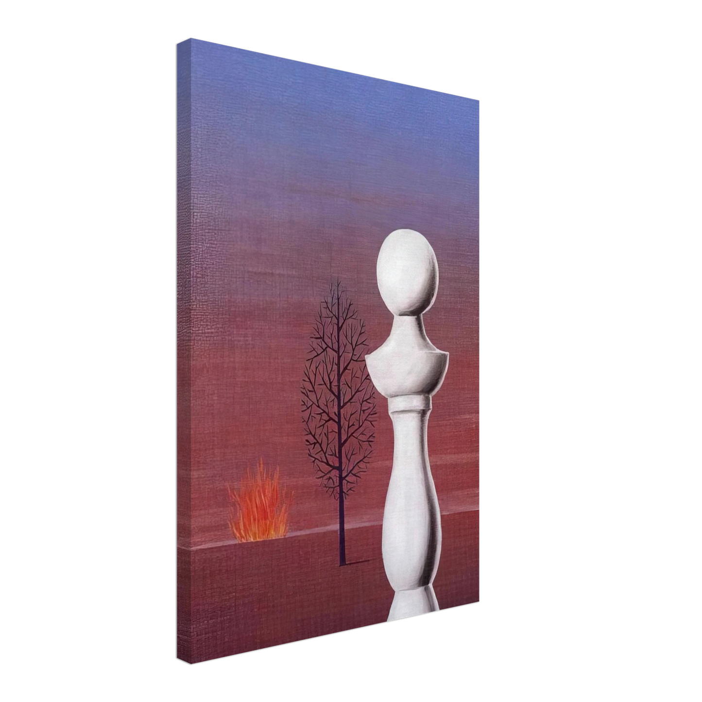 Rene Magritte - FASHIONABLE PEOPLE 1950 Canvas - 70x100 cm / 28x40 inches-canvas