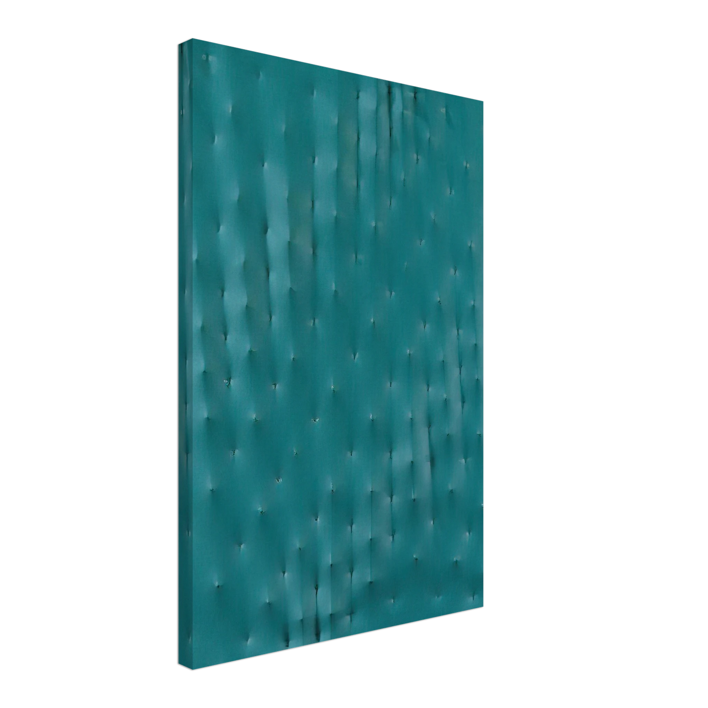 Enrico Castellani - Superficie verde - Spatialism Canvas - 70x100 cm / 28x40 inches-canvas