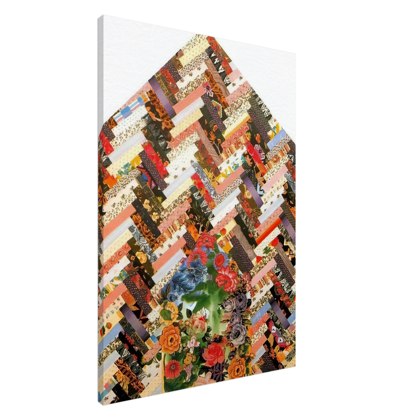 Miriam Schapiro - New Harmony B - PD Pattern and Decoration Canvas - 20x30 cm / 8x12 inches-canvas