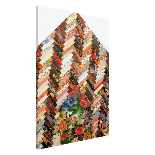 Miriam Schapiro - New Harmony B - PD Pattern and Decoration Canvas - 20x30 cm / 8x12 inches-canvas