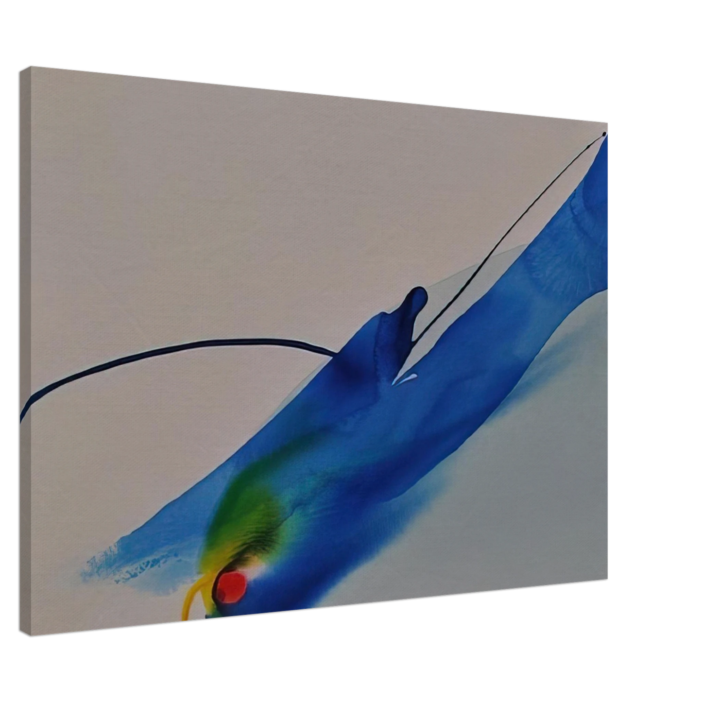 Paul Jenkins - Phenomena Calling - 1969 Canvas - 20x30 cm / 8x12 inches-canvas