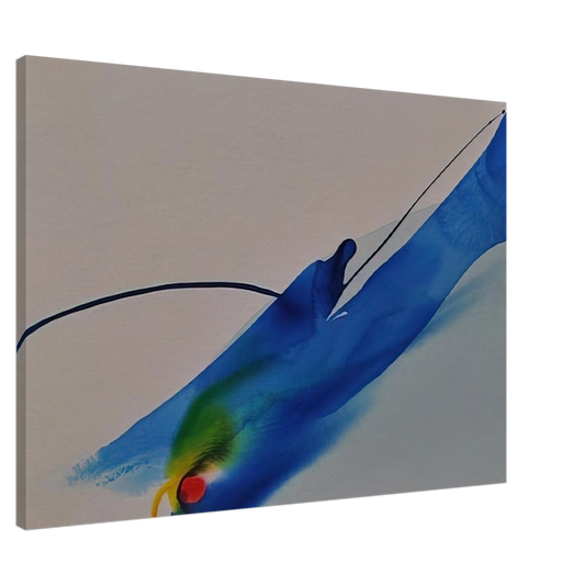 Paul Jenkins - Phenomena Calling - 1969 Canvas - 20x30 cm / 8x12 inches-canvas