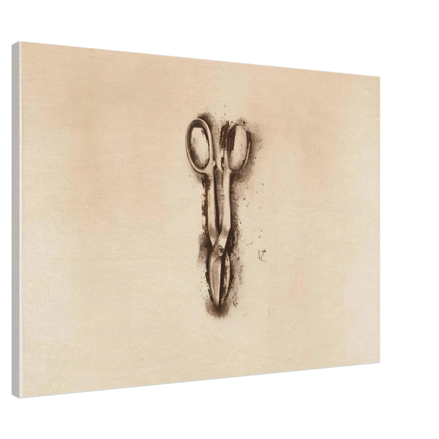Jim Dine - TINSNIP 1973 Canvas - 20x30 cm / 8x12 inches-canvas