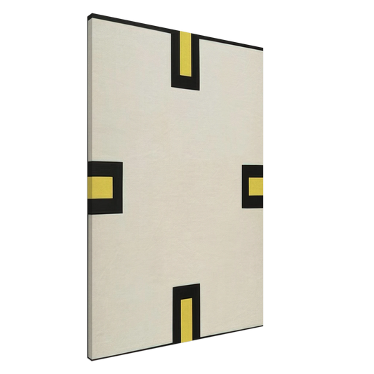 Al Held - Maltese Cross Canvas - 20x30 cm / 8x12 inches-canvas