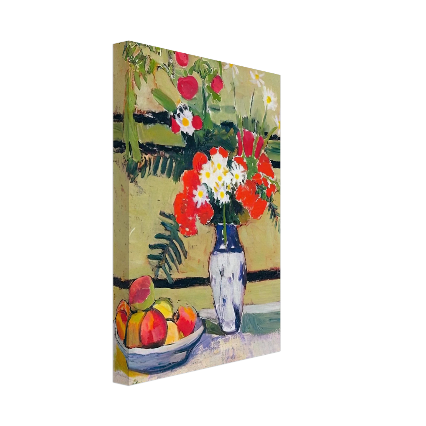 Henri Matisse - FLOWERS AND FRUIT 1909 Canvas - 40x60 cm / 16x24 inches-canvas