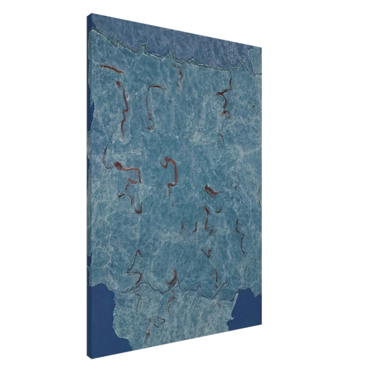 Theodoros Stamos - Infinity Field, Jerusalem Series - 1984 Canvas - 20x30 cm / 8x12 inches-canvas