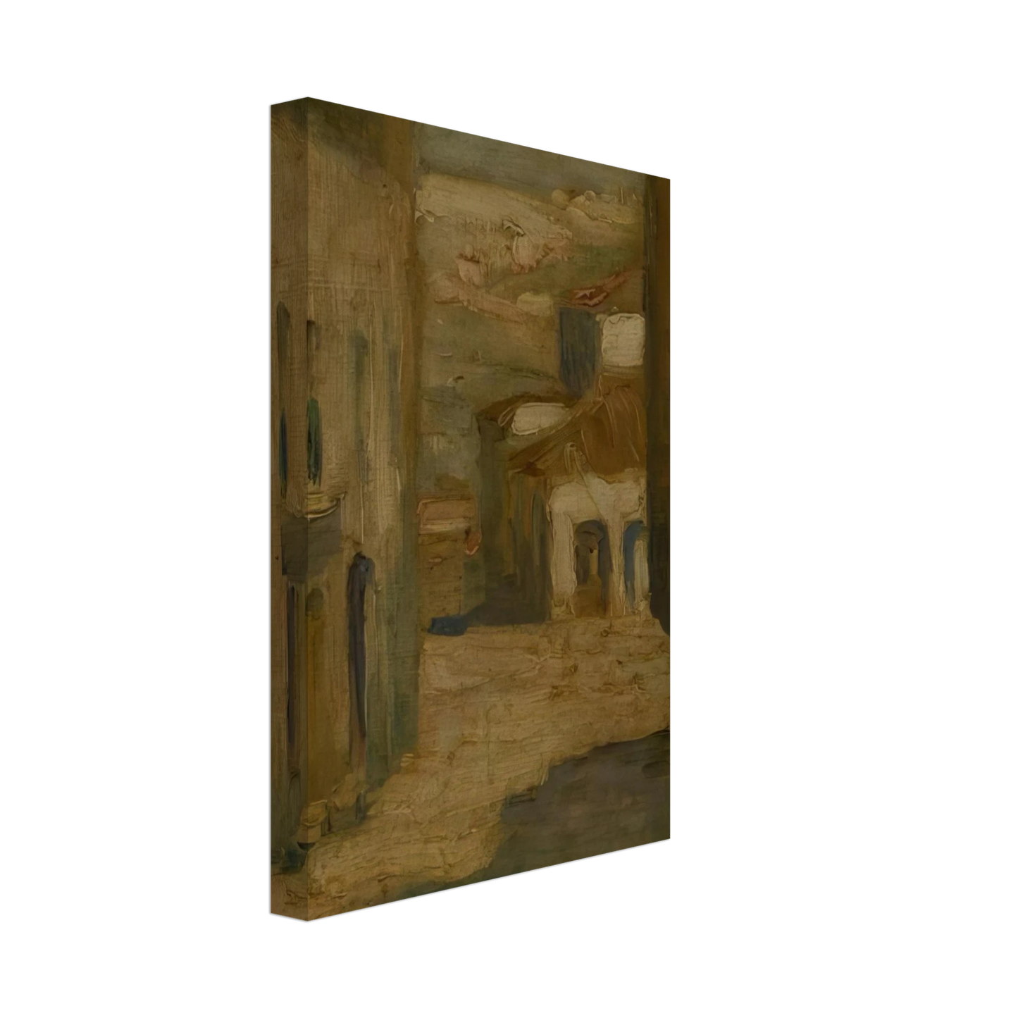 Tarsila do Amaral - Street of Segovia Canvas - 40x60 cm / 16x24 inches-canvas
