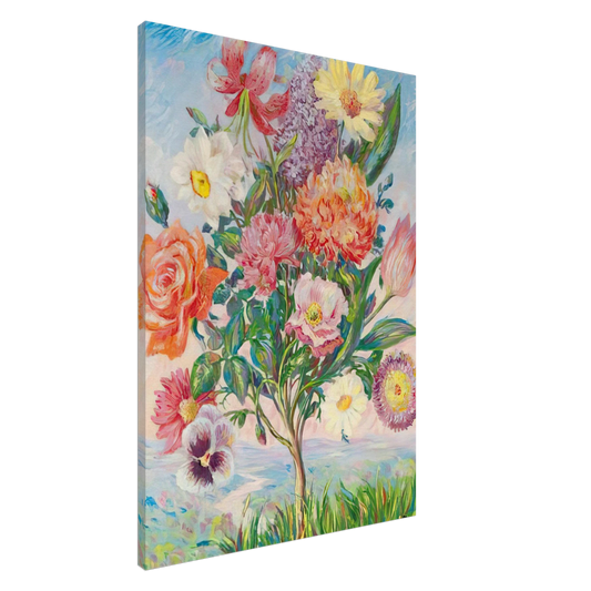 Rene Magritte - FORETHOUGHT 1943 Canvas - 20x30 cm / 8x12 inches-canvas