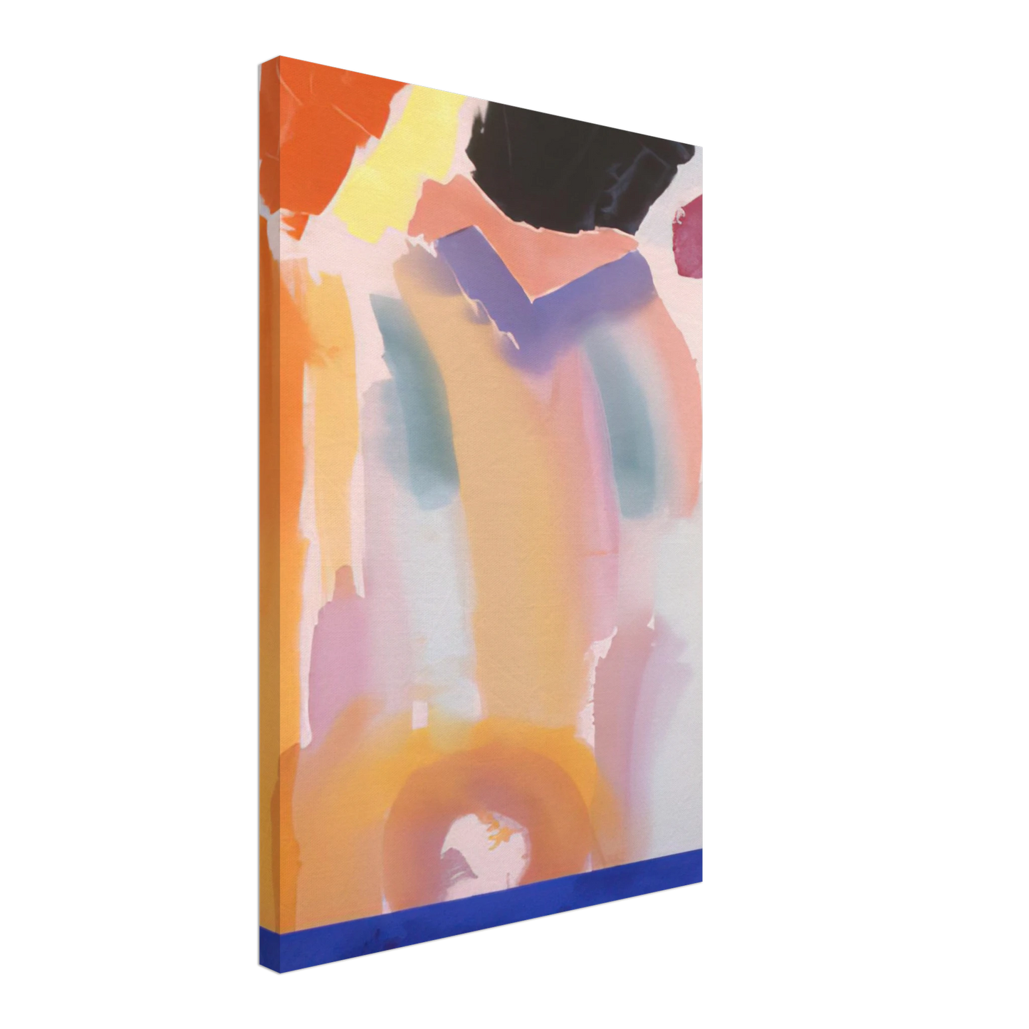 Ronnie Landfield - Orange Jangles - 1969 Canvas - 40x60 cm / 16x24 inches-canvas