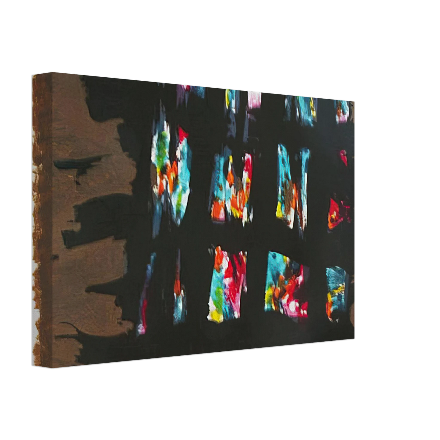 Alfred Manessier - L'Emprisonnement - 1978 Canvas - 70x100 cm / 28x40 inches-canvas