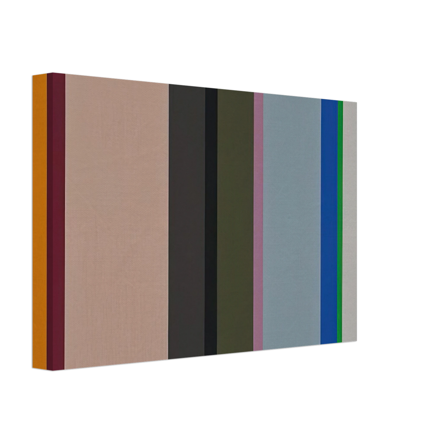 Karl Benjamin - V.S. - 1960 Canvas - 40x60 cm / 16x24 inches-canvas