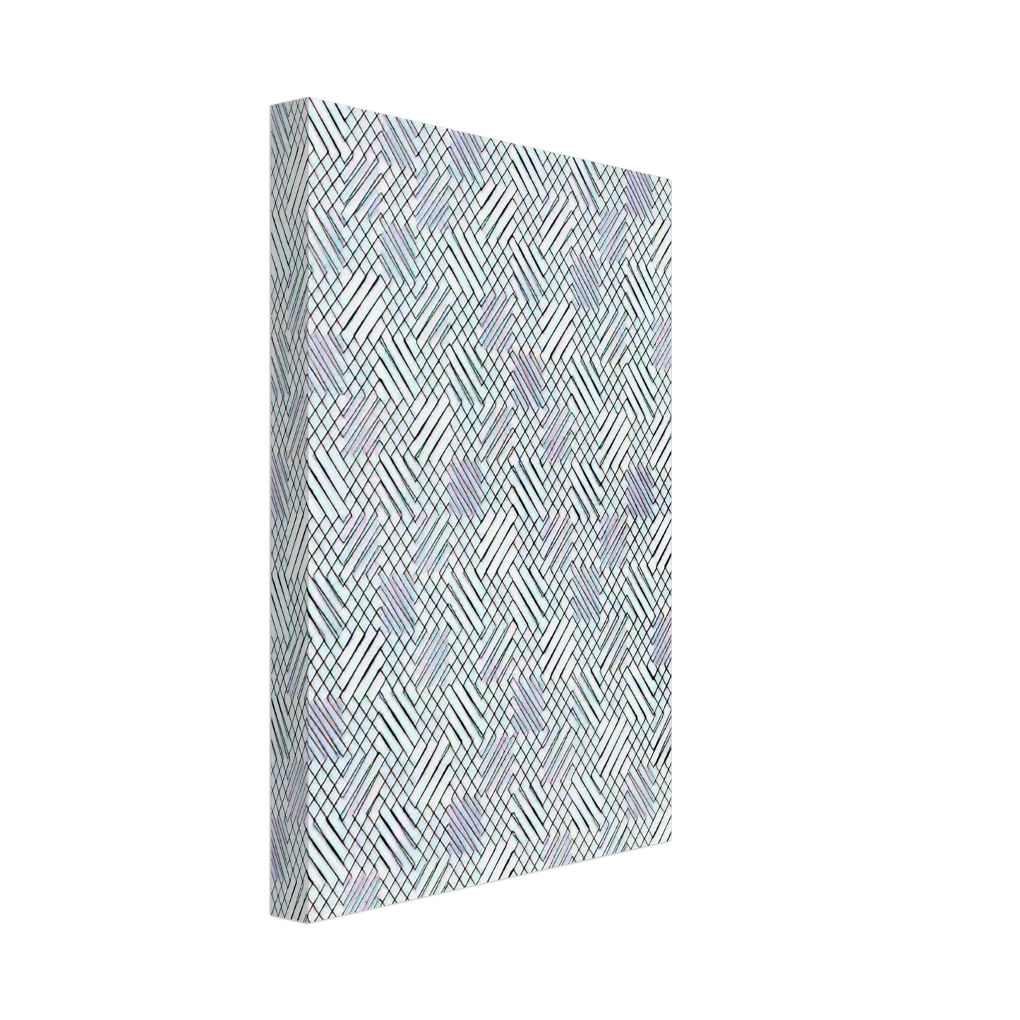 Francois Morellet - Untitled Diagonals - 1970 Canvas - 40x60 cm / 16x24 inches-canvas