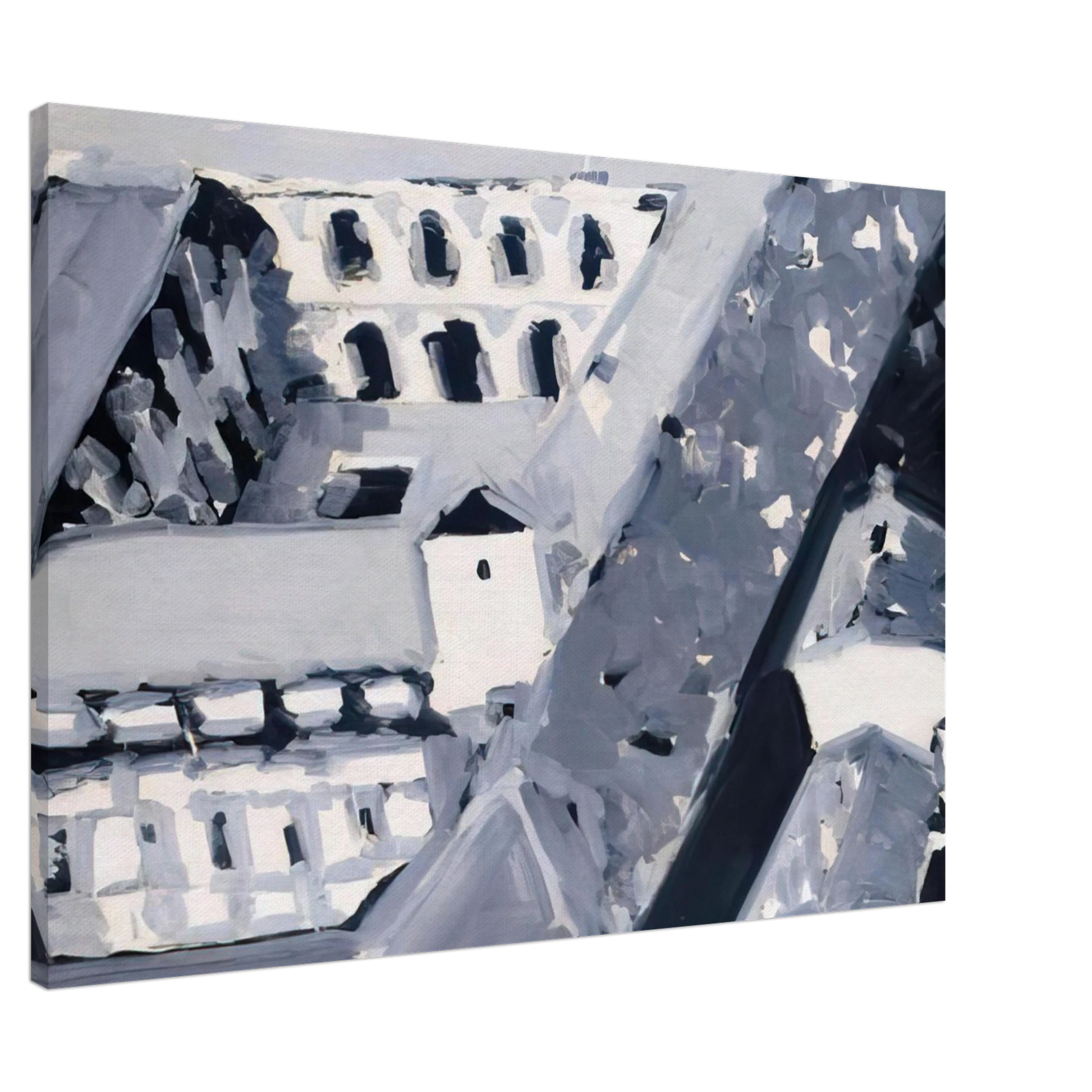 Gerhard Richter - TOWNSCAPE M5 1968 Canvas - Default Title-canvas