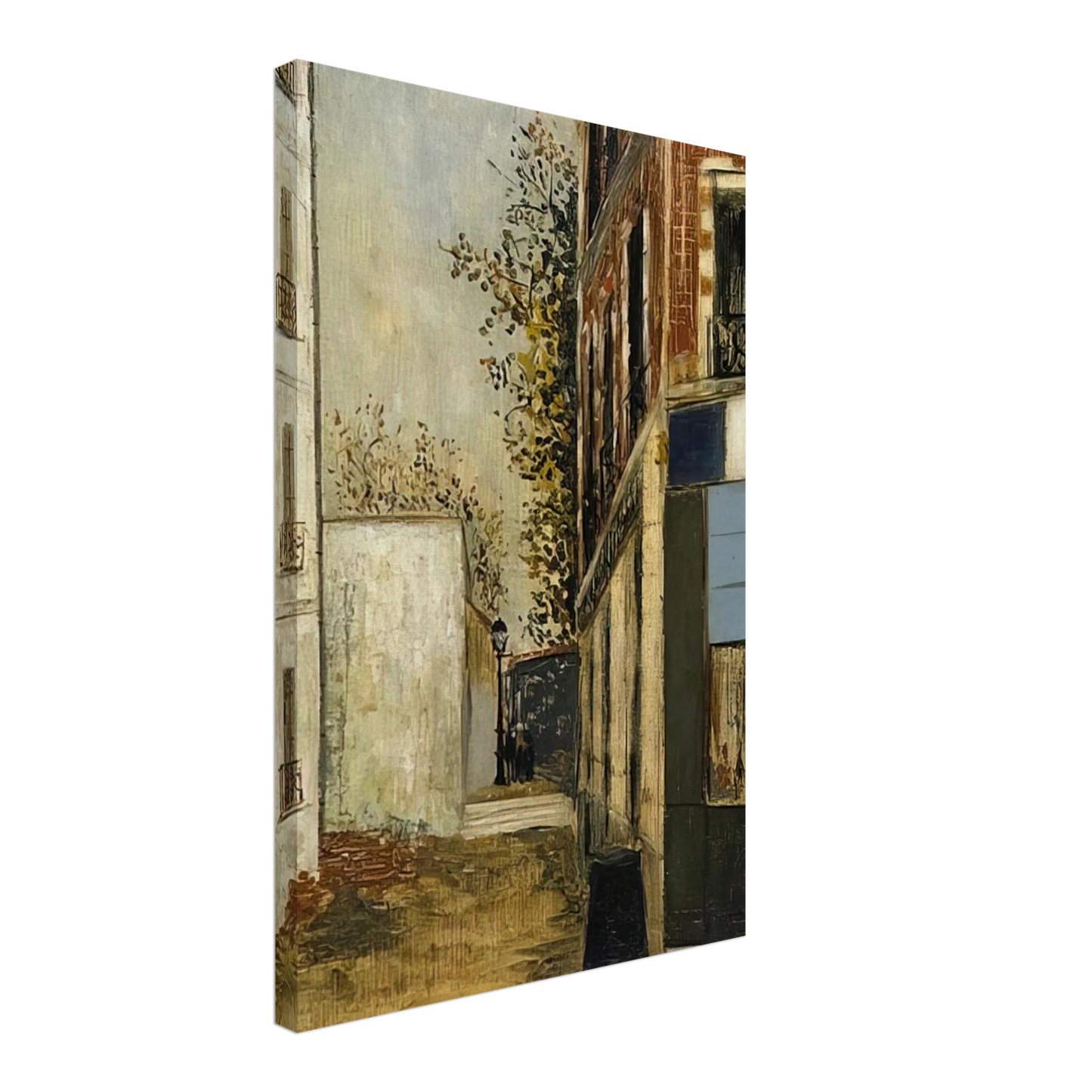 Maurice Utrillo - CABARE BELLE GABRIELLE Canvas - 70x100 cm / 28x40 inches-canvas