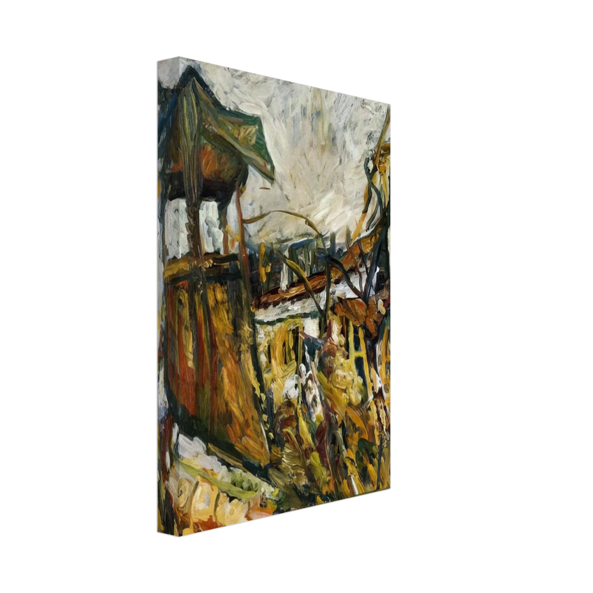 Chaim Soutine - PARISIAN SUBURB Canvas - 40x60 cm / 16x24 inches-canvas