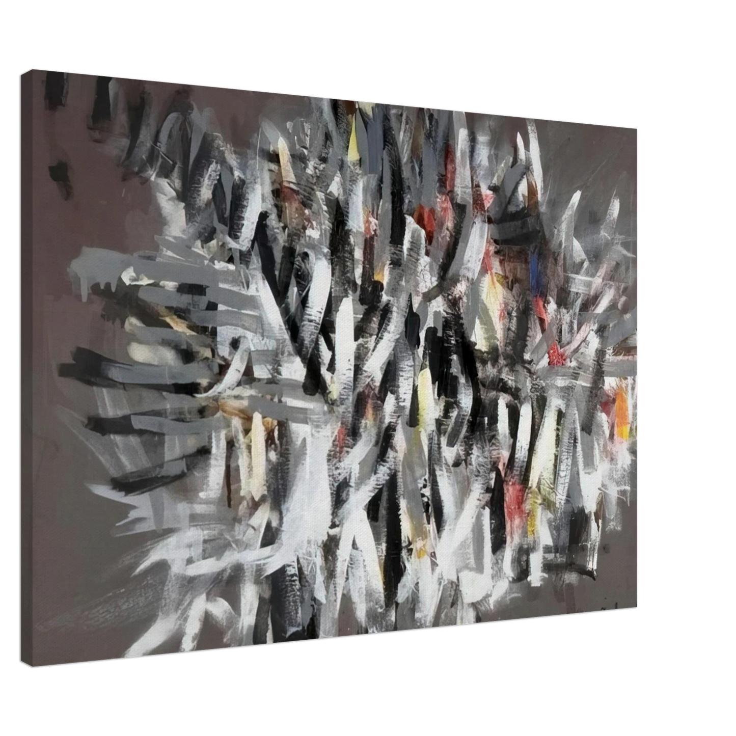 Robert Goodnough - Figure II - 2002 Canvas - 20x30 cm / 8x12 inches-canvas