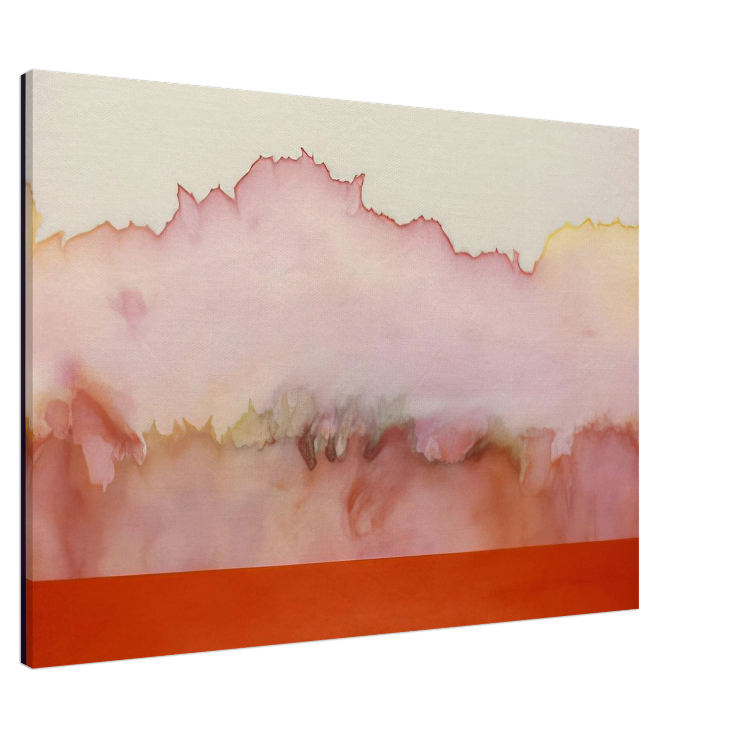 Ronnie Landfield - For Helen and Nicole - 1978 Canvas - 20x30 cm / 8x12 inches-canvas