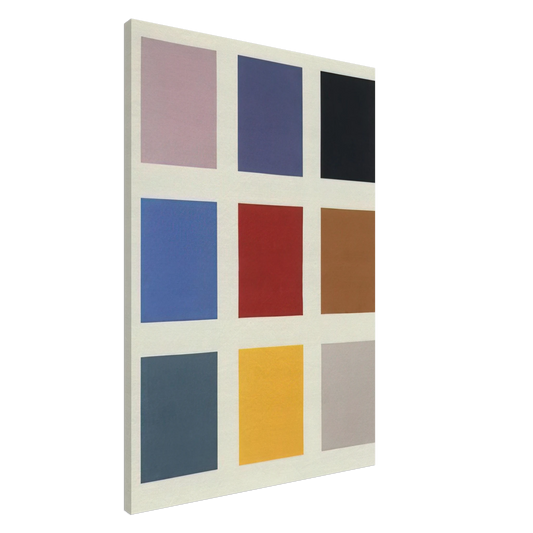 Gerhard Richter - COLOR CHART NO 139 1 1966 Canvas - 20x30 cm / 8x12 inches-canvas