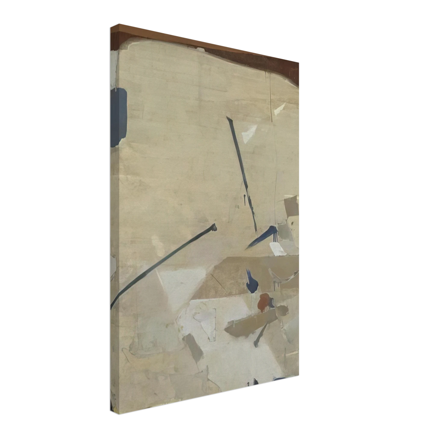 Kenzo Okada - The Cliff - Abstract Expressionism Canvas - 70x100 cm / 28x40 inches-canvas