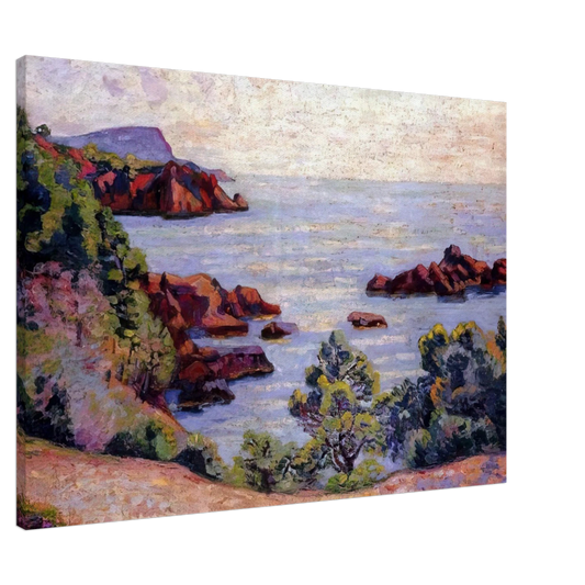 Armand Guillaumin - Paysage du Midi - 1905 Canvas - 20x30 cm / 8x12 inches-canvas