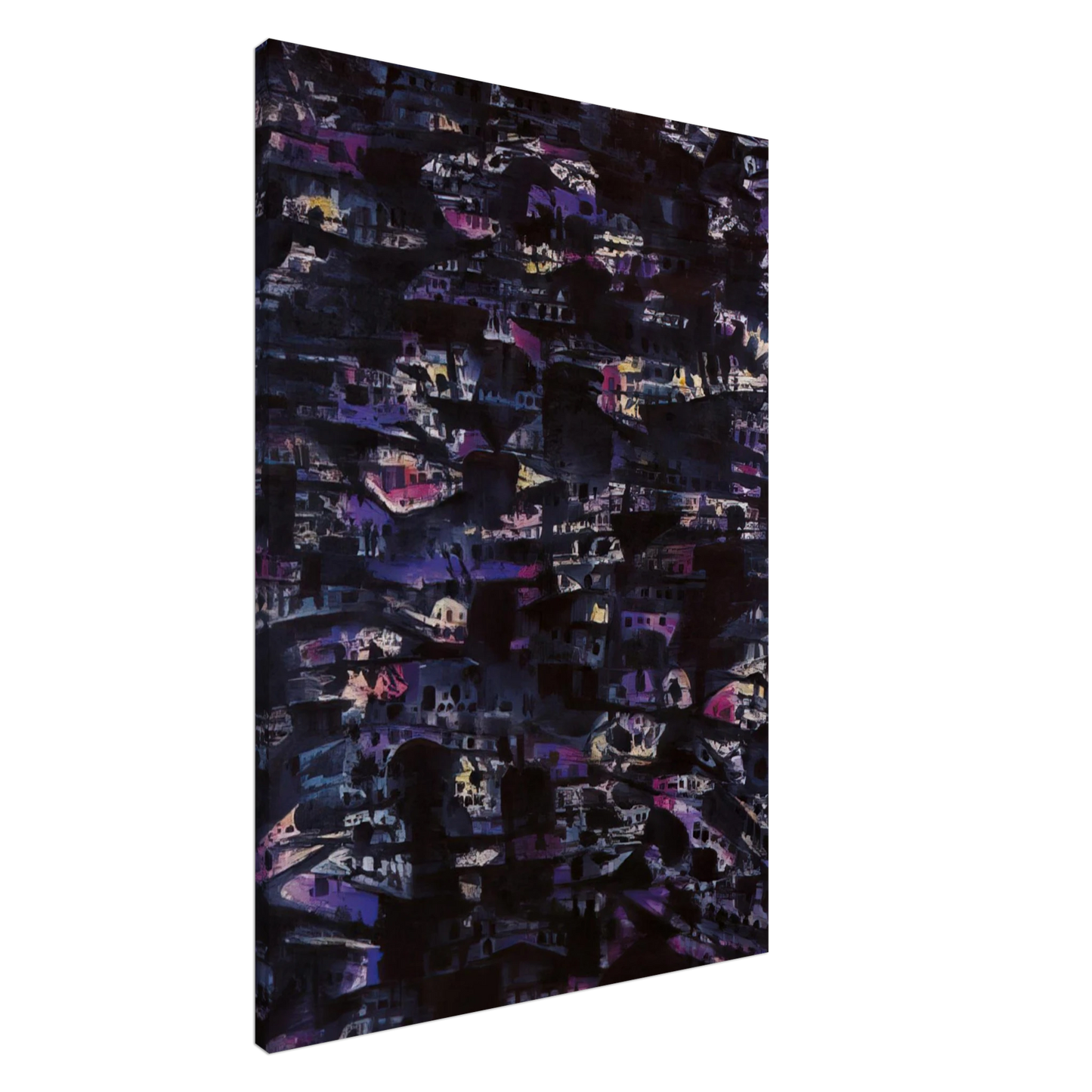 Alfred Manessier - Favellas III - 1980 Canvas - 20x30 cm / 8x12 inches-canvas